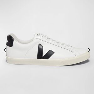 Veja Esplar White Sneakers with Black Accents